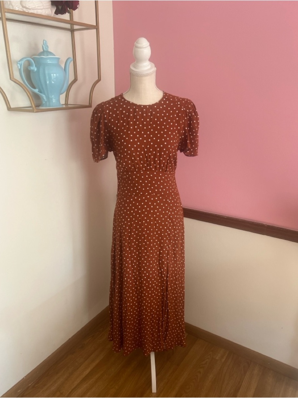 AFRM x Nordstrom Polka Dot Dress